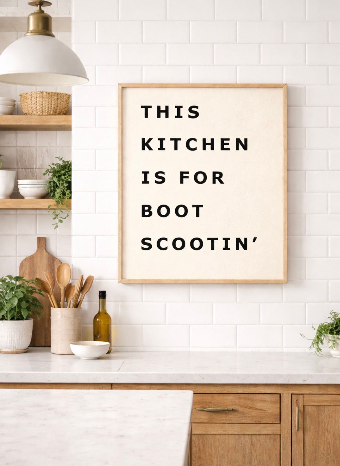 This Kitchen Is For Boot Scootin'